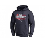 Men's New England Patriots Pro Line by Fanatics Branded Navy 2016 AFC Conference Champions Big & Tall Our Conference Pullover Hoodie