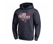Men's New England Patriots Pro Line by Fanatics Branded Navy 2016 AFC Conference Champions Big & Tall Our Conference Pullover Hoodie