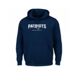 New England Patriots Navy Blue Critical Victory Pullover Hoodie