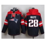 Nike New England Patriots #28 James White Navy Blue Player