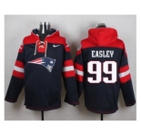 Nike New England Patriots #99 Dominique Easley Navy Blue Player Pullover NFL Hoodie