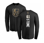 Hockey Vegas Golden Knights #61 Mark Stone Black Backer Long Sleeve T-Shirt