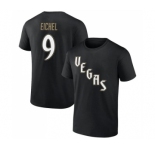 Men's Vegas Golden Knights #9 Jack Eichel Black T-Shirt