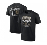 Men's Vegas Golden Knights Black 2023 Stanley Cup Champions Logo T-Shirt
