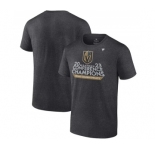 Men's Vegas Golden Knights Heather Charcoal 2023 Western Conference Champions Locker Room T-Shirt