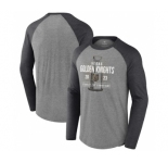 Men's Vegas Golden Knights Heather Gray 2023 Stanley Cup Champions Shootout Long Sleeve T-Shirt