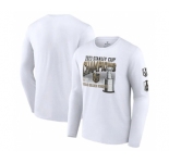 Men's Vegas Golden Knights White 2023 Stanley Cup Champions Long Sleeve T-Shirt