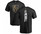 NHL Adidas Vegas Golden Knights #15 Jon Merrill Black Backer T-Shirt