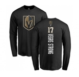 NHL Adidas Vegas Golden Knights #17 Vegas Strong Black Backer Long Sleeve T-Shirt