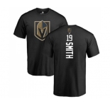 NHL Adidas Vegas Golden Knights #19 Reilly Smith Black Backer T-Shirt
