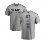 NHL Adidas Vegas Golden Knights #27 Shea Theodore Gray Backer T-Shirt