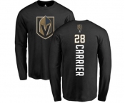 NHL Adidas Vegas Golden Knights #28 William Carrier Black Backer Long Sleeve T-Shirt