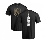 NHL Adidas Vegas Golden Knights #3 Brayden McNabb Black Backer T-Shirt