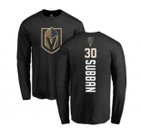 NHL Adidas Vegas Golden Knights #30 Malcolm Subban Black Backer Long Sleeve T-Shirt