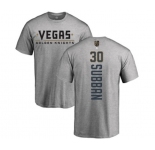 NHL Adidas Vegas Golden Knights #30 Malcolm Subban Gray Backer T-Shirt