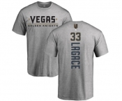 NHL Adidas Vegas Golden Knights #33 Maxime Lagace Gray Backer T-Shirt