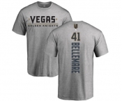 NHL Adidas Vegas Golden Knights #41 Pierre-Edouard Bellemare Gray Backer T-Shirt