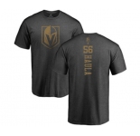 NHL Adidas Vegas Golden Knights #56 Erik Haula Charcoal One Color Backer T-Shirt