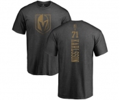 NHL Adidas Vegas Golden Knights #71 William Karlsson Charcoal One Color Backer T-Shirt