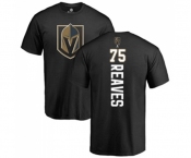 NHL Adidas Vegas Golden Knights #75 Ryan Reaves Black Backer T-Shirt