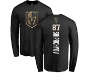NHL Adidas Vegas Golden Knights #87 Vadim Shipachyov Black Backer Long Sleeve T-Shirt
