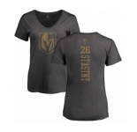 NHL Women Adidas Vegas Golden Knights #26 Paul Stastny Charcoal One Color Backer T-Shirt