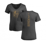 NHL Women Adidas Vegas Golden Knights #3 Brayden McNabb Charcoal One Color Backer T-Shirt