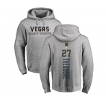 NHL Adidas Vegas Golden Knights #27 Shea Theodore Gray Backer Pullover Hoodie