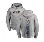 NHL Adidas Vegas Golden Knights #30 Malcolm Subban Gray Backer Pullover Hoodie