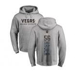 NHL Adidas Vegas Golden Knights #56 Erik Haula Gray Backer Pullover Hoodie