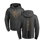 NHL Adidas Vegas Golden Knights #6 Colin Miller Charcoal One Color Backer Pullover Hoodie