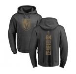 NHL Adidas Vegas Golden Knights #84 Mikhail Grabovski Charcoal One Color Backer Pullover Hoodie