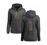 Hockey Women's Vegas Golden Knights #61 Mark Stone Charcoal One Color Backer Pullover Hoodie