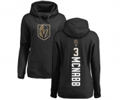 NHL Women Adidas Vegas Golden Knights #3 Brayden McNabb Black Backer Pullover Hoodie