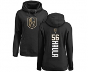 NHL Women Adidas Vegas Golden Knights #56 Erik Haula Black Backer Pullover Hoodie
