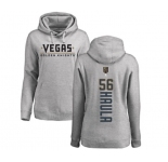 NHL Women Adidas Vegas Golden Knights #56 Erik Haula Gray Backer Pullover Hoodie