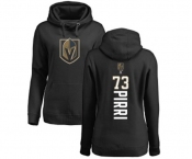 NHL Women Adidas Vegas Golden Knights #73 Brandon Pirri Black Backer Pullover Hoodie