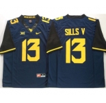 West Virginia Mountaineers 13 David Sills V Navy College Football Jersey