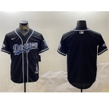 Women's Los Angeles Dodgers Blank Black 2024 World Series Champions Limited Stitched Baseball Jersey
