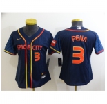 Women's Toddler Houston Astros #3 Felix Pena Nike Navy 2022 City Connect Player Jersey