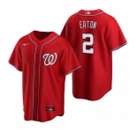 Men's Nike Washington Nationals #2 Adam Eaton Red Alternate Stitched Baseball Jersey