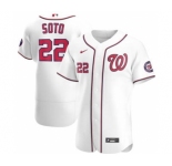 Men's Nike Washington Nationals #22 Juan Soto White Home 2020 Authentic Player Baseball Jersey