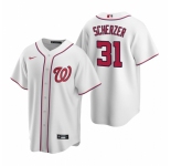 Men's Nike Washington Nationals #31 Max Scherzer White Home Stitched Baseball Jersey
