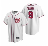 Men's Nike Washington Nationals #9 Eric Thames White Home Stitched Baseball Jersey
