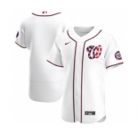Men's Nike Washington Nationals White Alternate 2020 Authentic Baseball Jersey