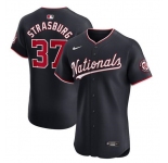 Men's Washington Nationals #37 Stephen Strasburg Navy Alternate Elite Stitched Baseball Jersey