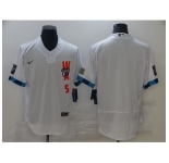 Men's Washington Nationals Blank Nike White 2021 All-Star Replica Jersey