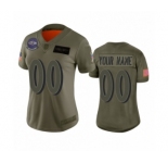 Women's Baltimore Ravens Customized Camo 2019 Salute to Service Limited Jersey