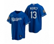 Los Angeles Dodgers #13 Max Muncy Royal 2020 World Series Replica Jersey