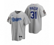 Los Angeles Dodgers #31 Mike Piazza Gray 2020 World Series Replica Jersey